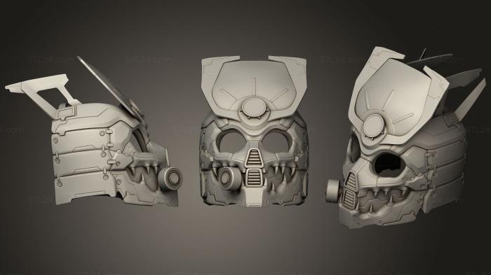 Mask (Gmask, MS_0392) 3D models for cnc